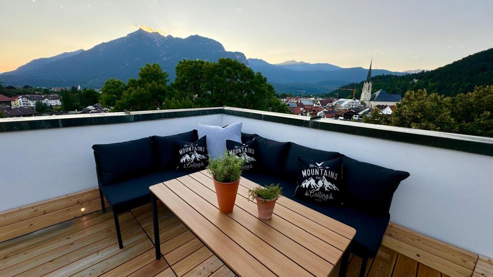 Dachterrasse Panorama-Glueck II Apartment Garmisch-Partenkirchen Exterior photo