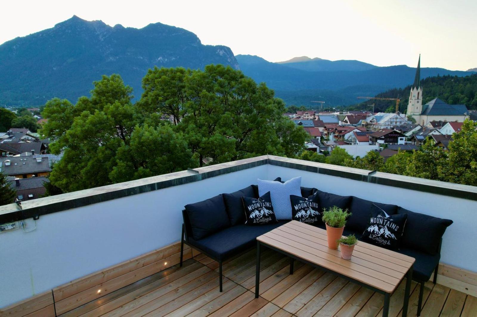 Dachterrasse Panorama-Glueck II Apartment Garmisch-Partenkirchen Exterior photo