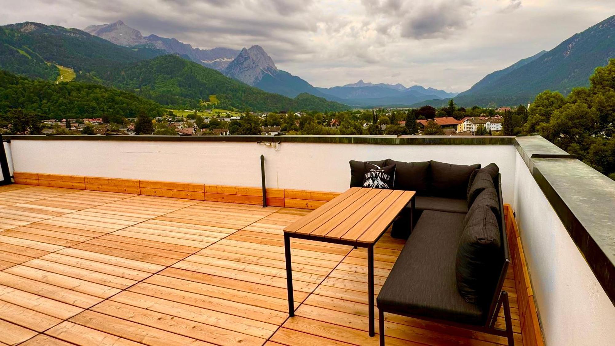 Dachterrasse Panorama-Glueck II Apartment Garmisch-Partenkirchen Exterior photo